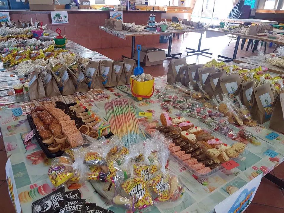 Food platters prepared for guests